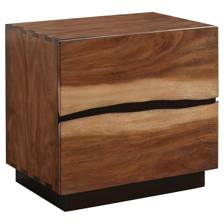 Winslow Smokey Walnut 5-Piece King Storage Bedroom Set - Image 4