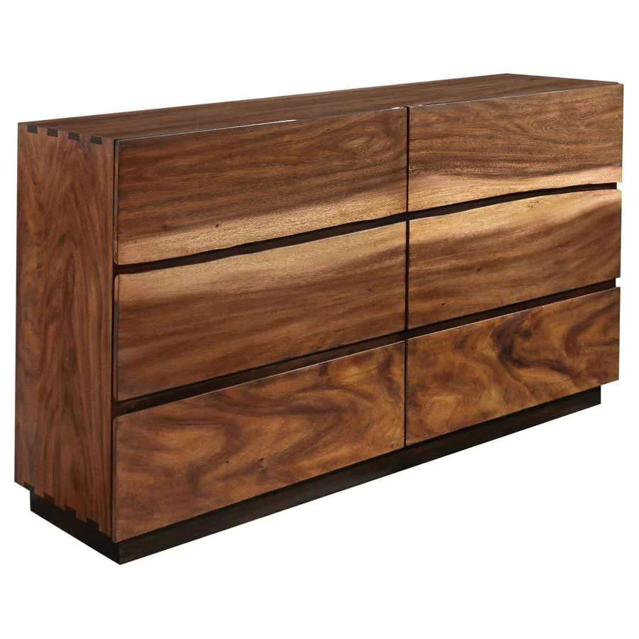 Winslow Smokey Walnut 5-Piece Queen Storage Bedroom Set - Image 5