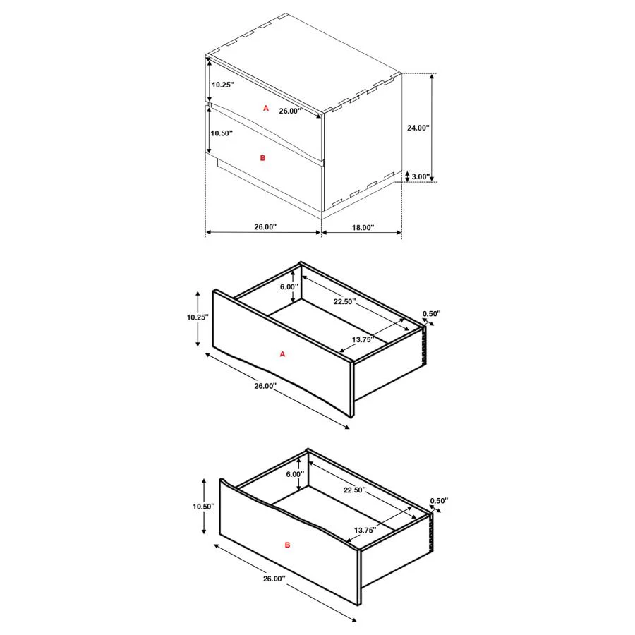 Winslow Smokey Walnut 5-Piece Queen Storage Bedroom Set - Image 9