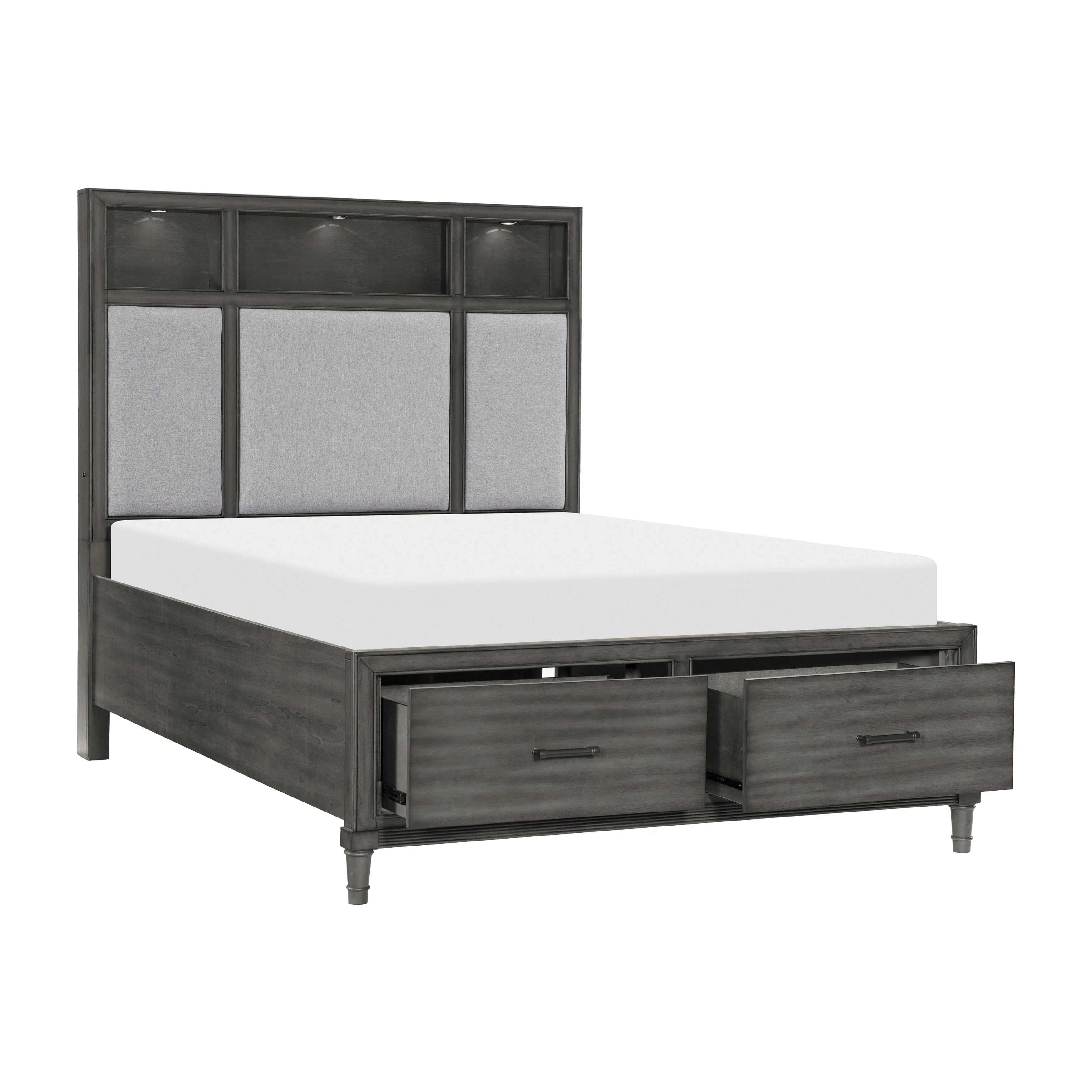 Wittenberry Gray Storage Platform Bedroom Set - Image 4
