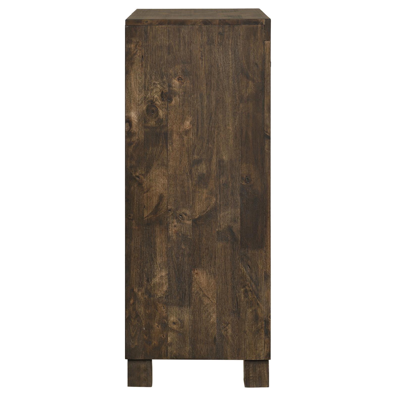 Woodmont Rustic Golden Brown 5-Drawer Chest - Image 6