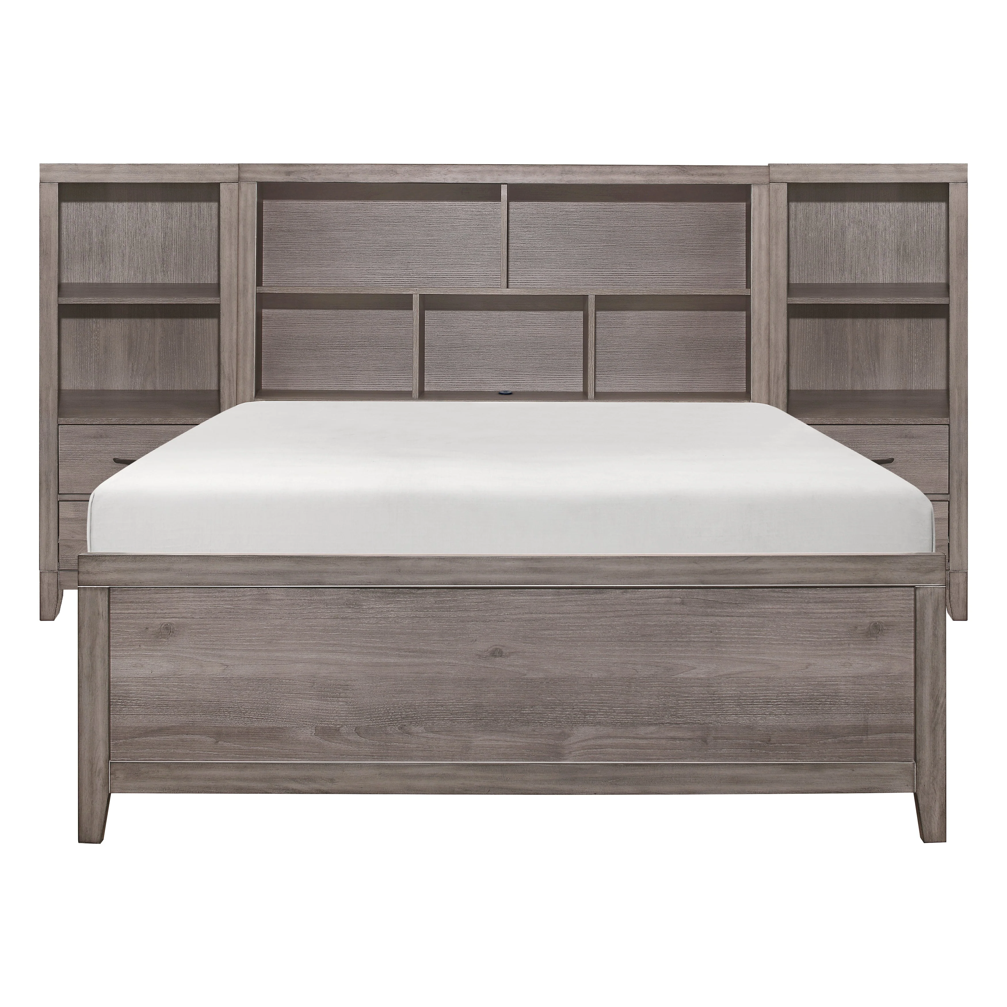 Woodrow Brownish Gray Youth Wall Bedroom Set - Image 2