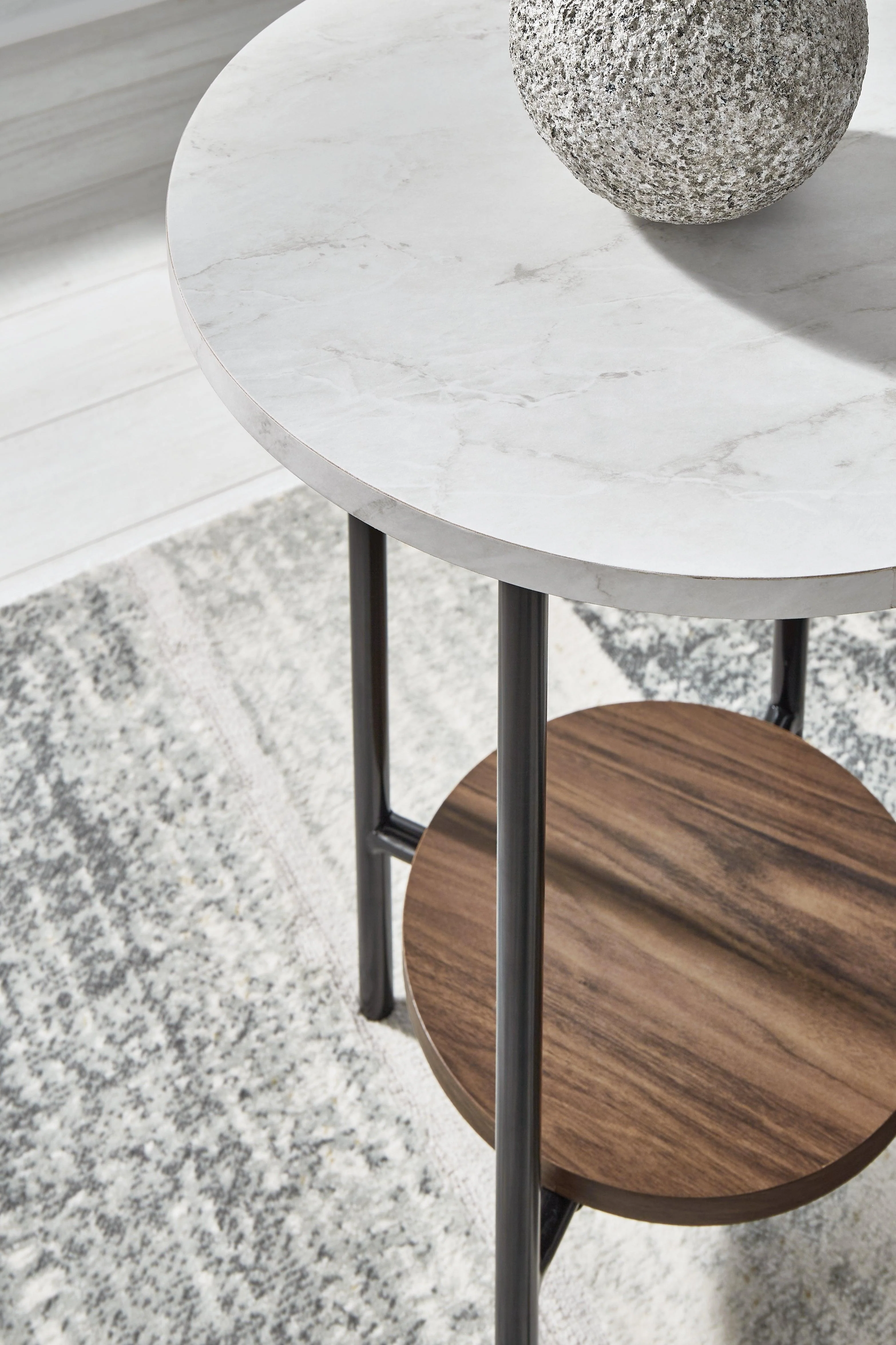Wrenwich Brown/Black/White Table (Set of 3) - Image 3