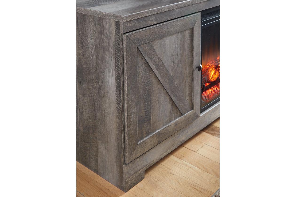 Wynnlow Gray 63" TV Stand with Electric Fireplace - Image 5