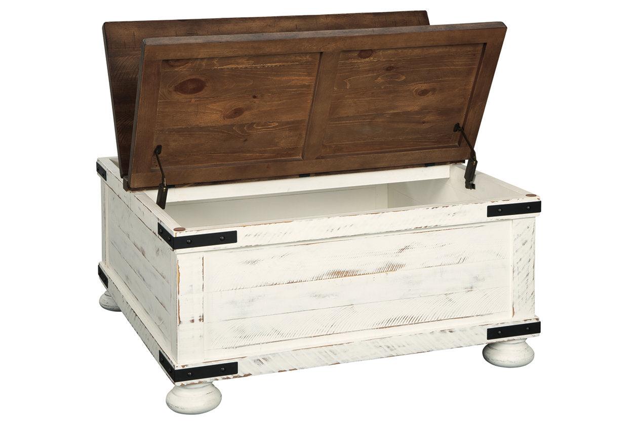 Wystfield White/Brown Coffee Table - Image 2