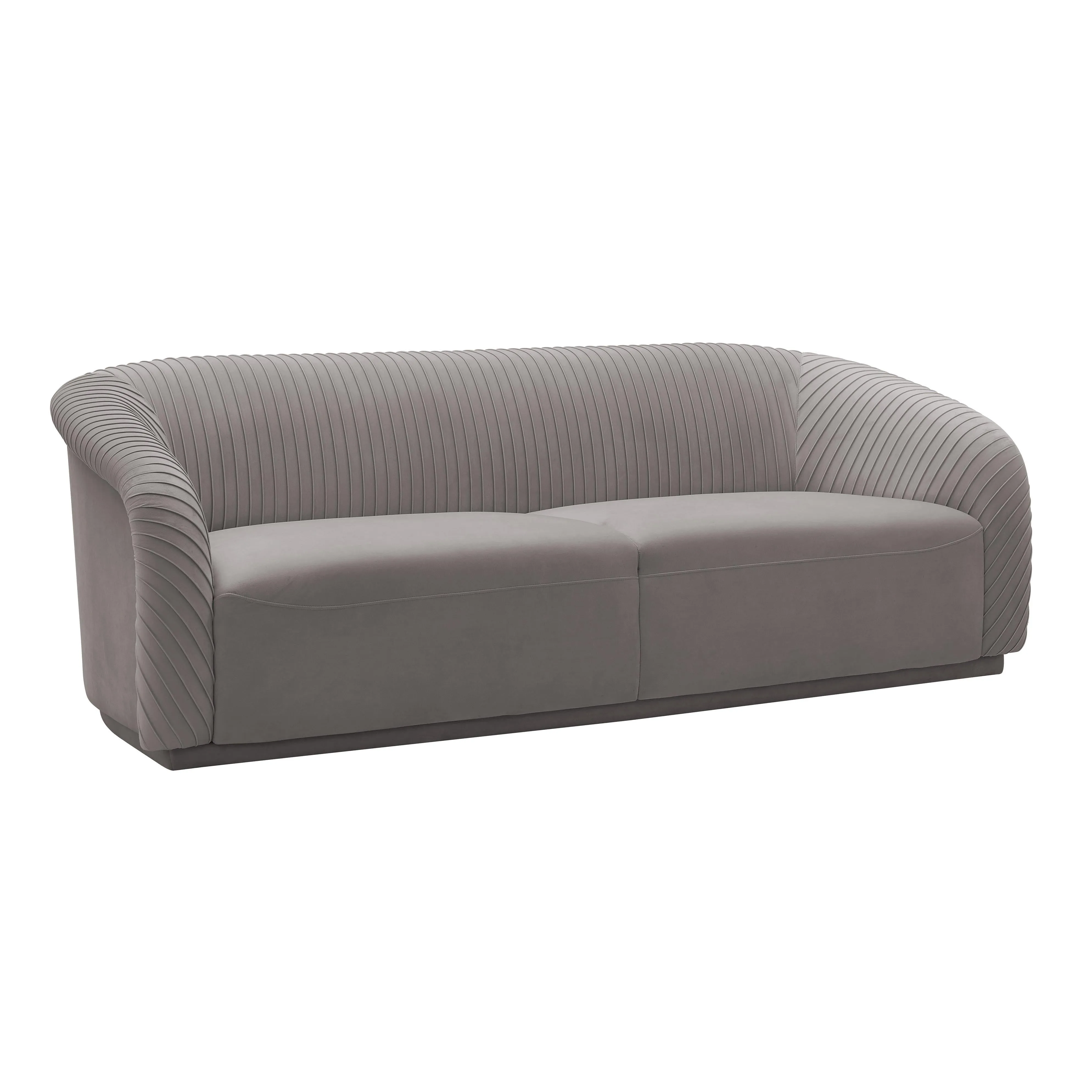 Yara Pleated Velvet Sofa by Inspire Me! Home Decor - Image 10