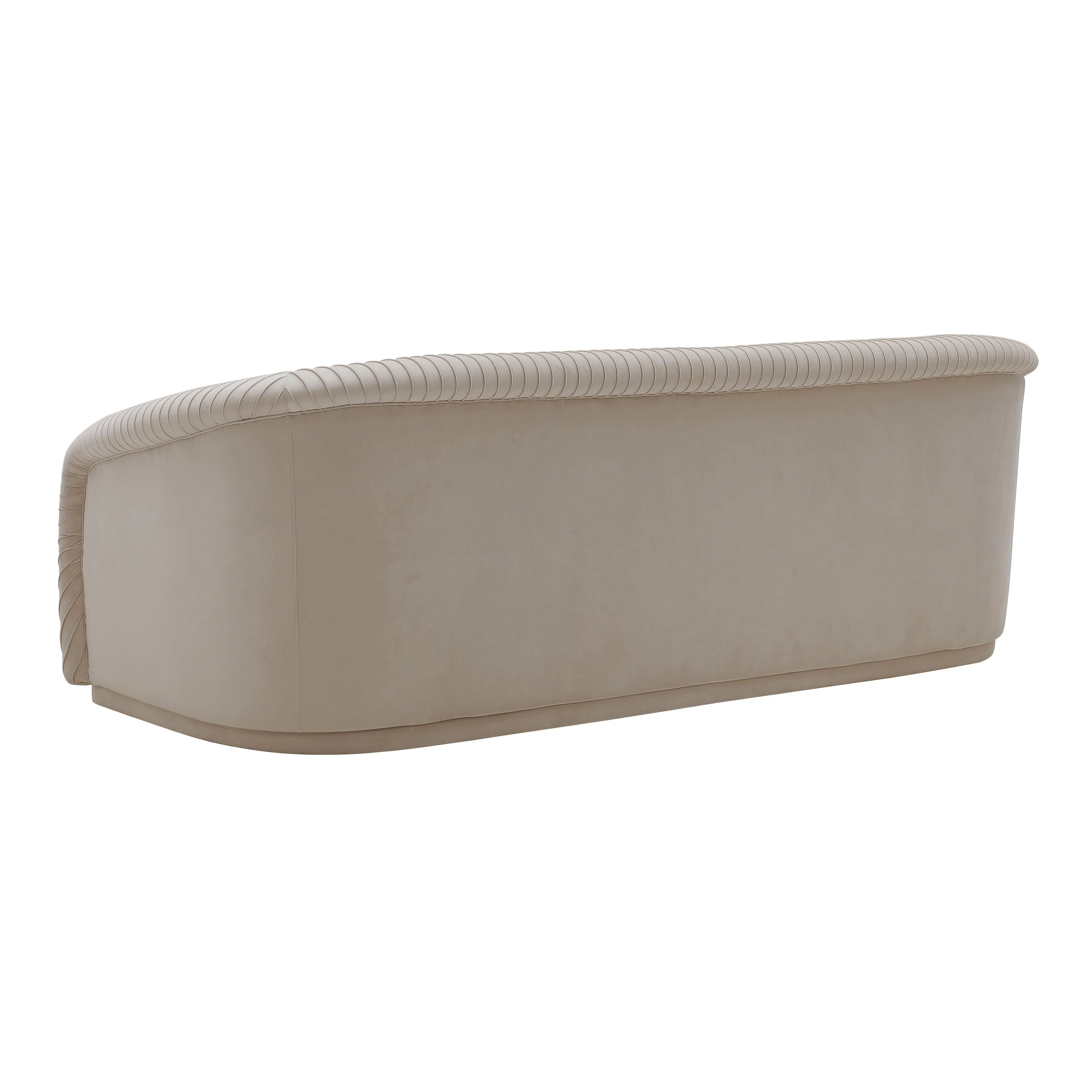 Yara Pleated Velvet Sofa by Inspire Me! Home Decor - Image 4