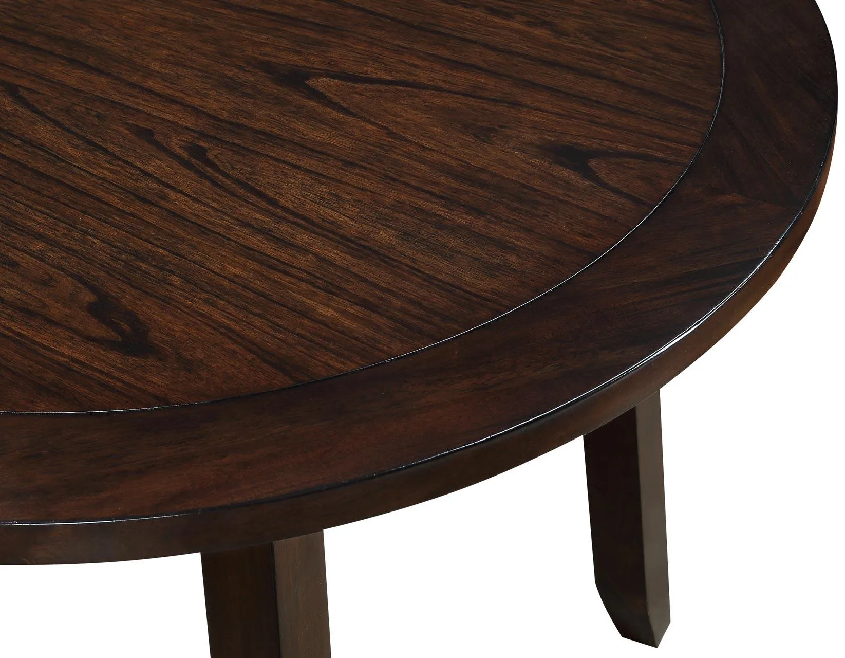 Yorktown Espresso 5-Piece Round Dining Room Set - Image 8