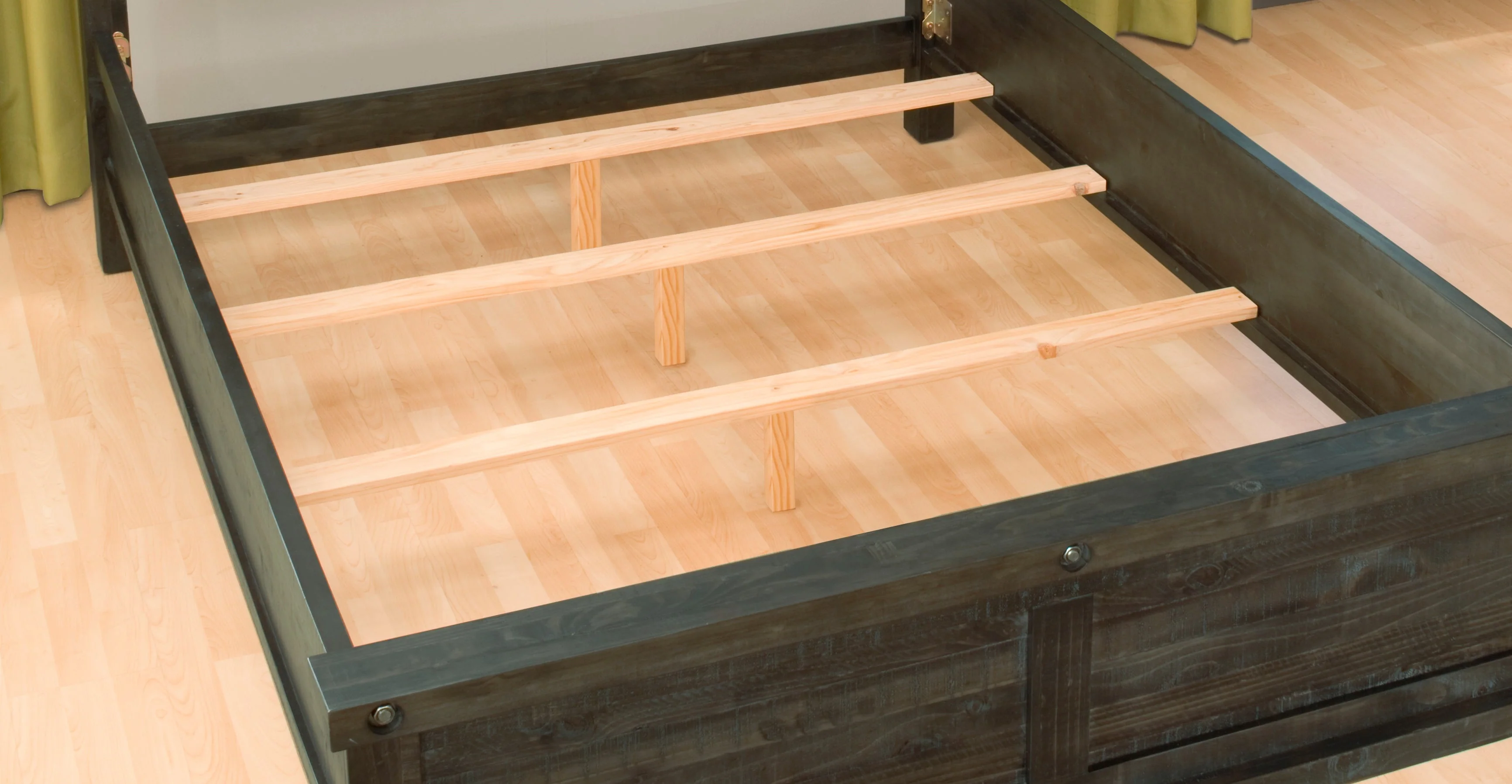 Yosemite Solid Wood Eastern King Panel Bed in Cafe - Image 4