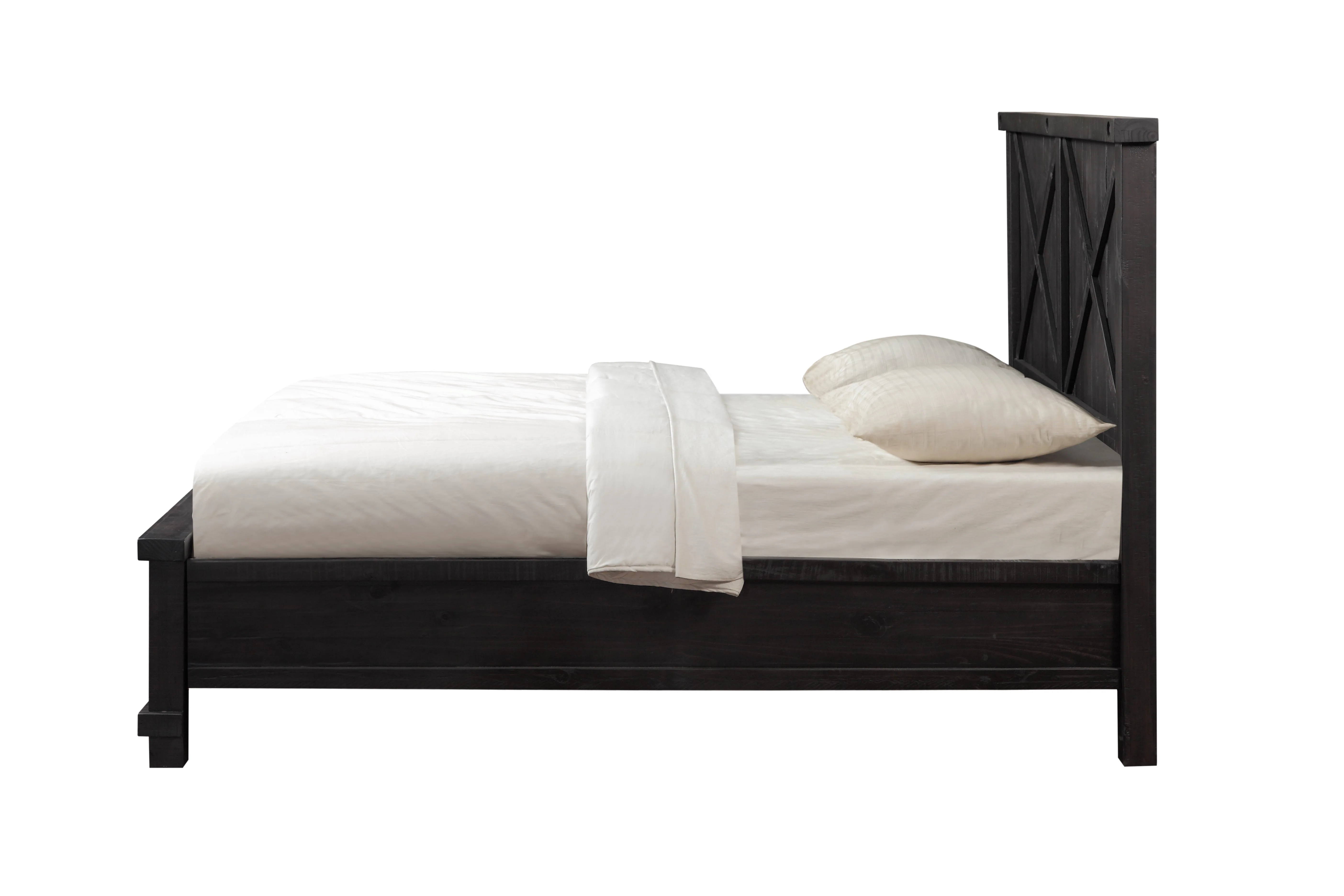 Yosemite Solid Wood Footboard Full Storage Bed in Cafe - Image 4