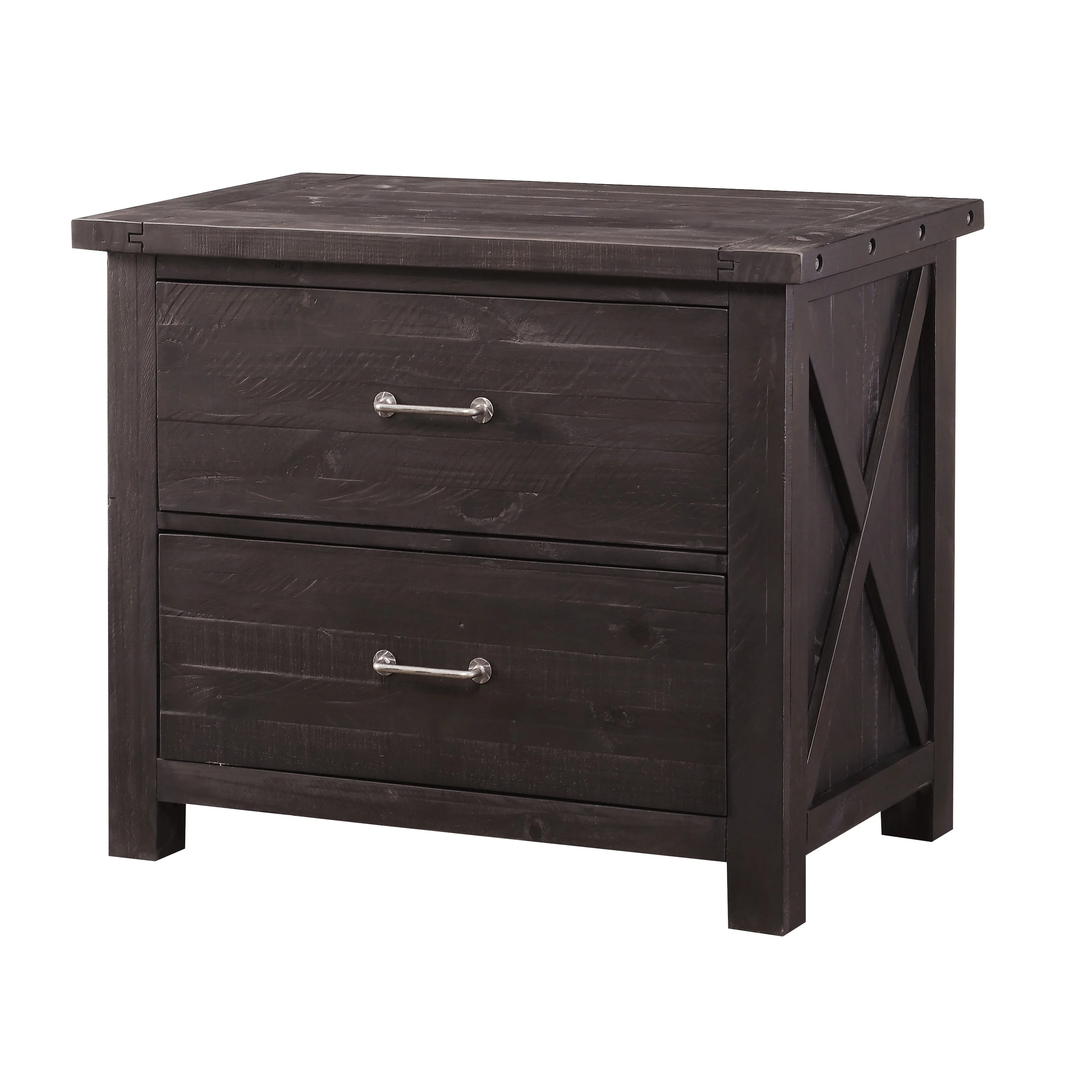 Yosemite Solid Wood Lateral File Cabinet in Cafe - Image 3