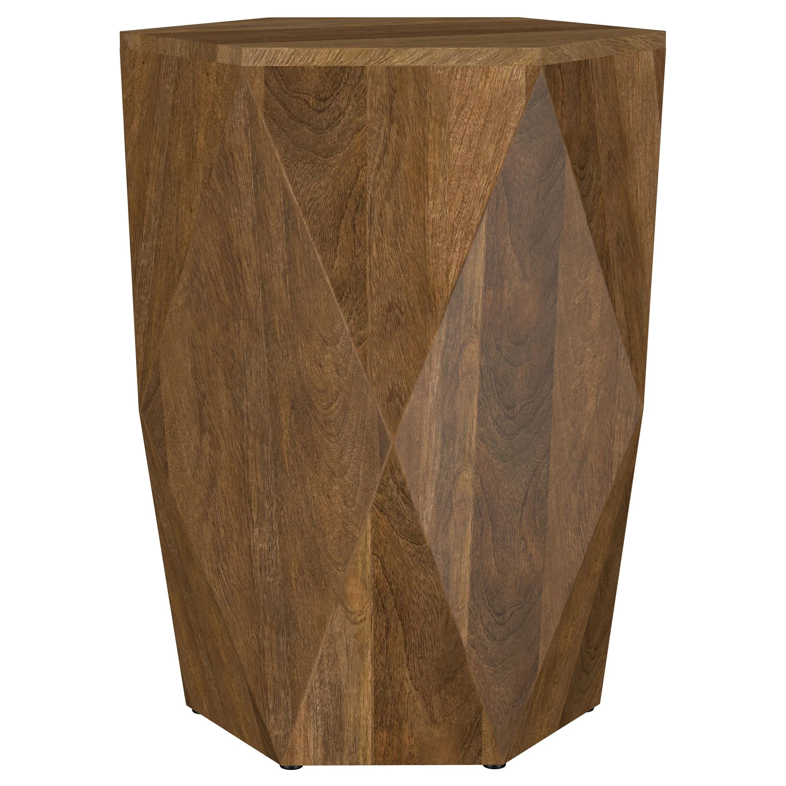 Zalika Natural 3-Piece Solid Wood Coffee and End Table Set - Image 3
