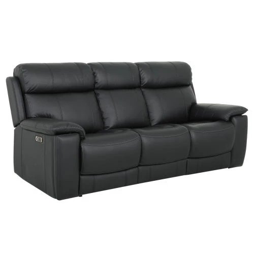 Zenith Black Power Immersive Audio Sofa with Built-In Speakers, Lighting and Vibration. - Image 7
