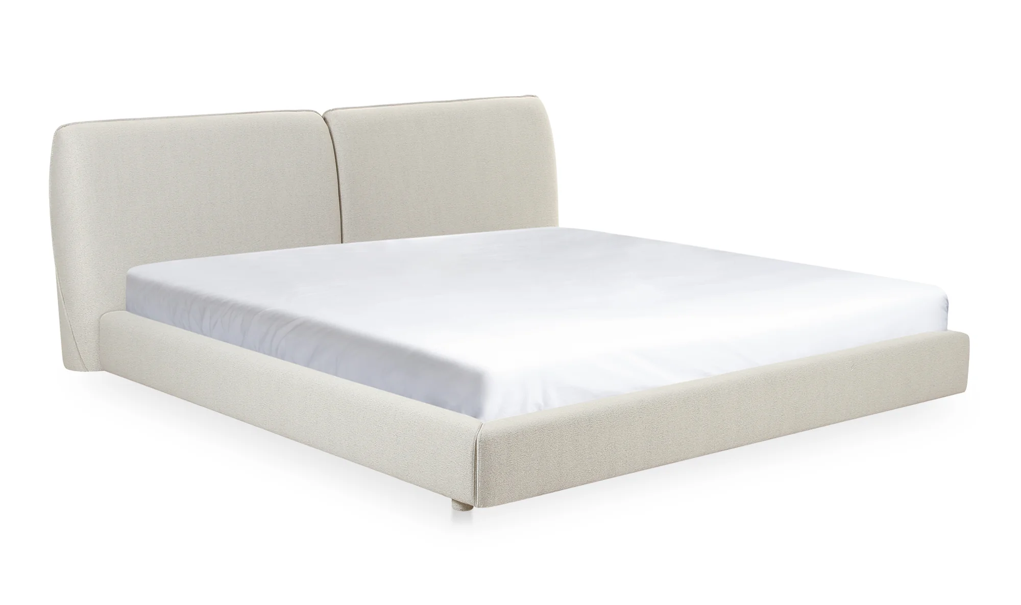 Zeppelin King Bed - Light Grey - Image 2