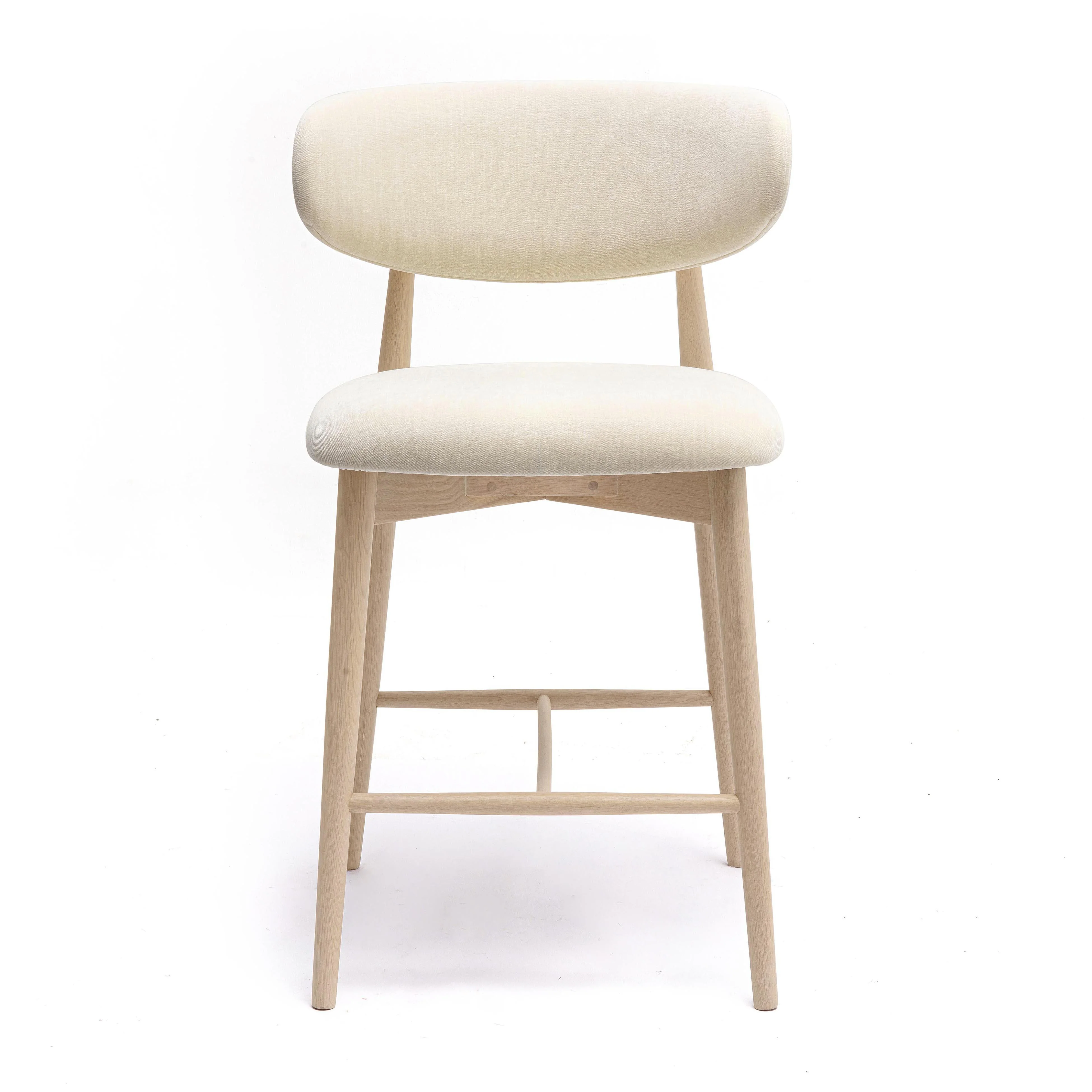 Zinea Performance Textured Velvet Counter Stool - Image 3
