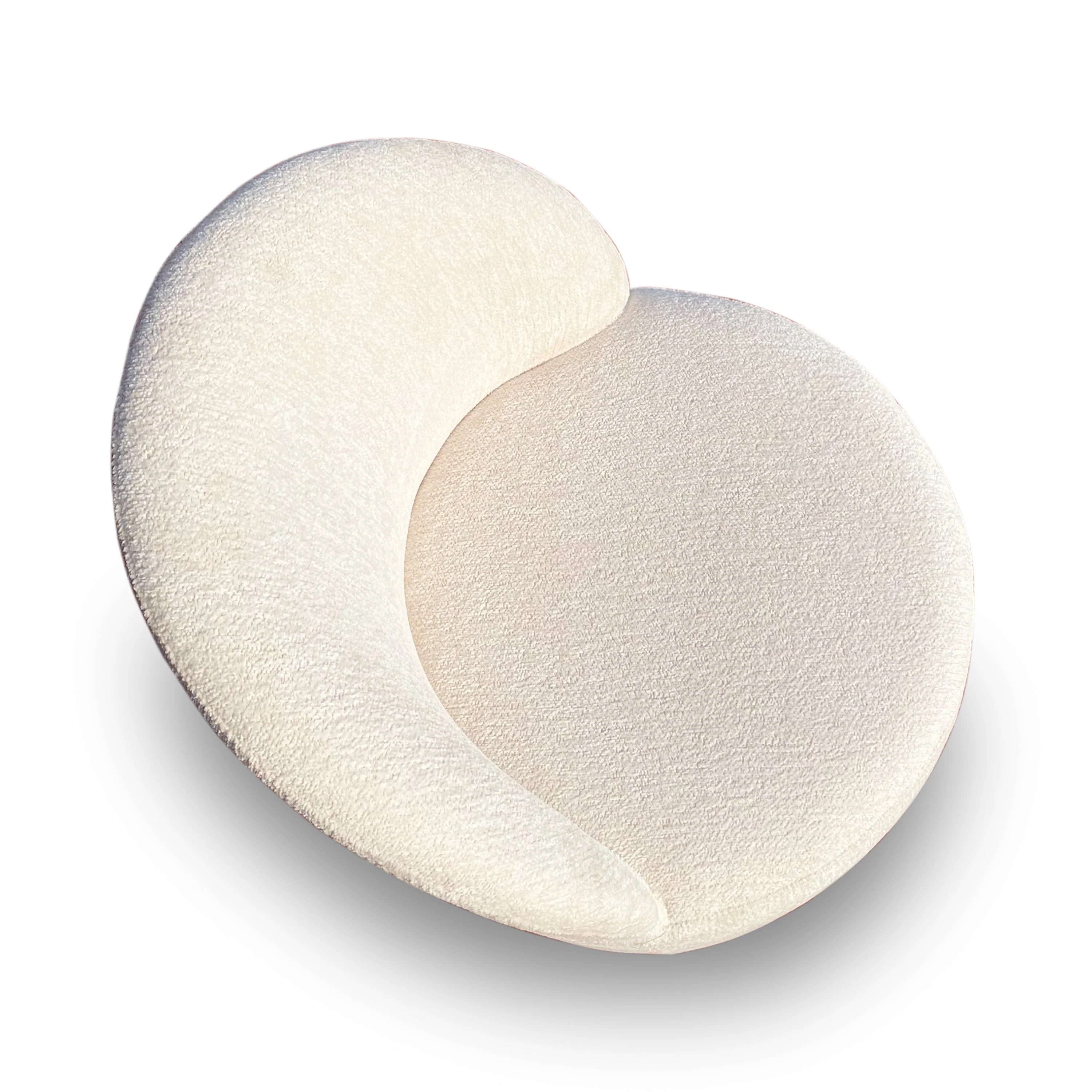 Zinnia Fully Upholstered Swivel Chair in Dune Chenille - Image 7