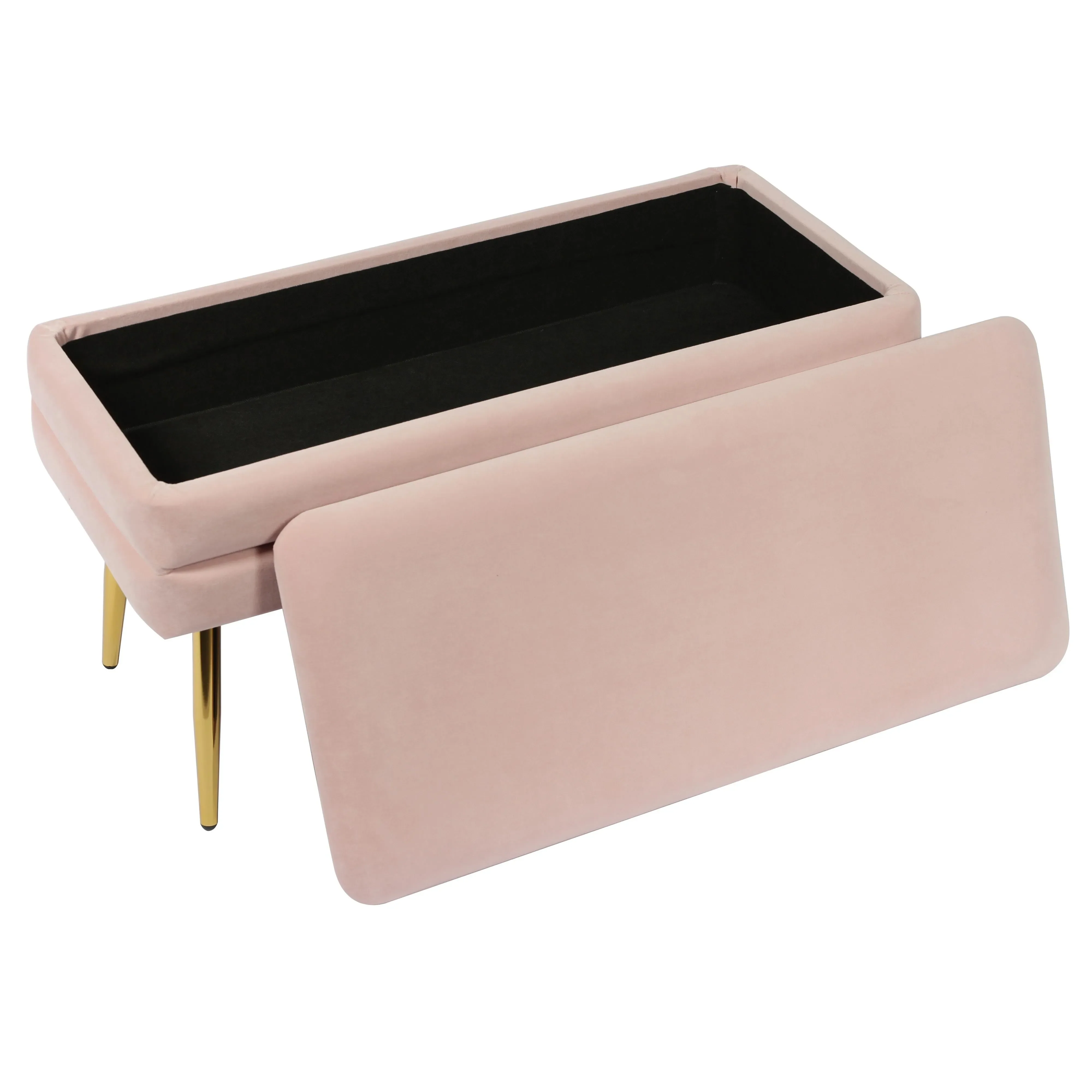Ziva Velvet Storage Bench - Image 11