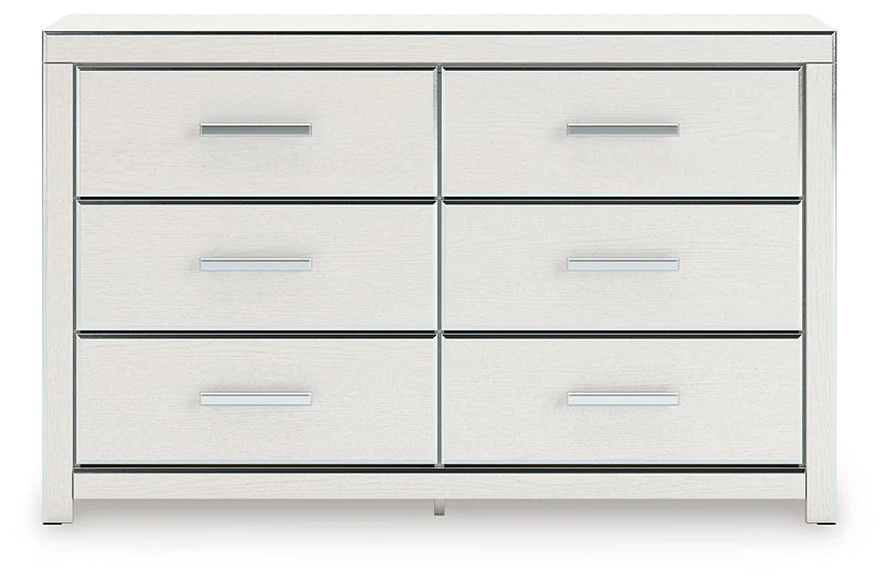 Zuraleus White Six Drawer Dresser - Image 4